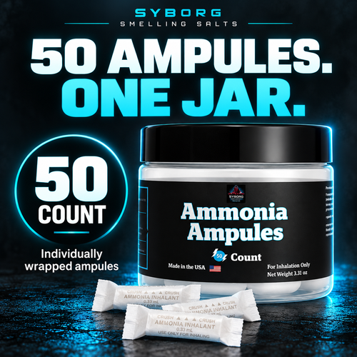 Syborg Smelling Salts 50 Count Ampules